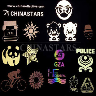 反光熱貼logo 可定制各類圖案