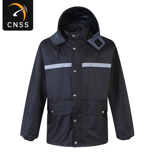 cnss反光雨衣雨褲套裝 分體休閑雨衣 時尚成人騎行雨衣