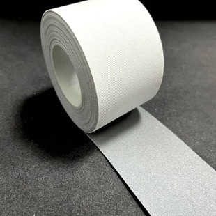 亮銀全棉阻燃反光布