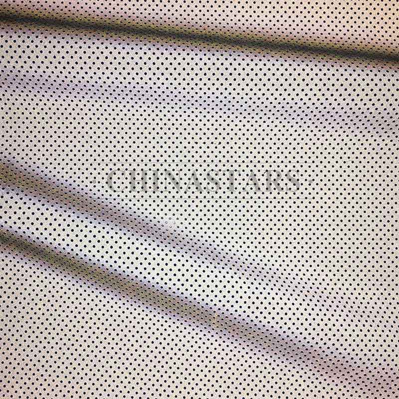 沖孔薄型反光彈力布面料