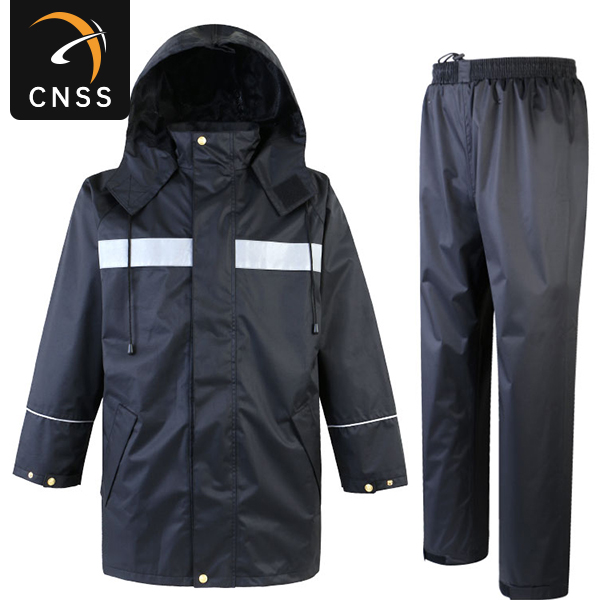 2017城市管理反光雨衣套裝 新城管分體戶外防水工作服